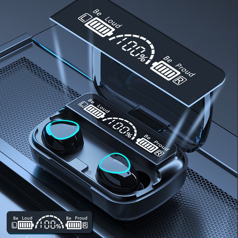 Căști Bluetooth cu Boxă de Încărcare LED + Transport Gratuit