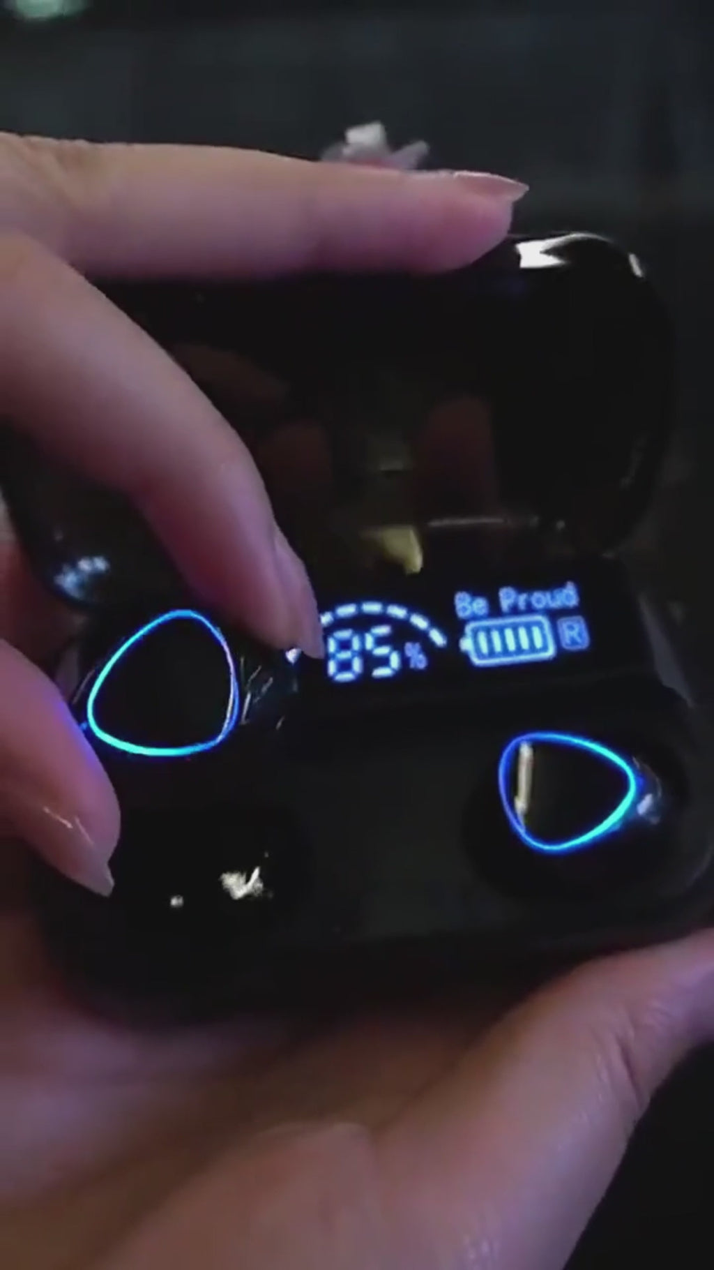 Căști Bluetooth cu Boxă de Încărcare LED + Transport Gratuit